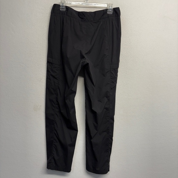 Exofficio Black Cargo Pants Nylon Stretch 12 Wide Leg - Picture 2 of 8